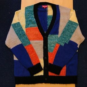 Supreme Mohair Patchwork Cardigan
